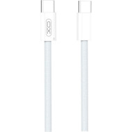 Кабель XO NB-Q260A Type-C to Type-C 1м White