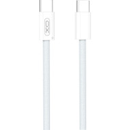 Кабель XO NB-Q260B Type-C to Type-C 1.5м White