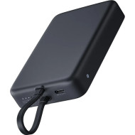 Повербанк с беспроводной зарядкой XIAOMI 33W Magnetic Power Bank 10000 w/Integrated Cable 10000mAh Black (BHR9823GL)