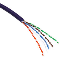 Кабель мережевий EXCEL NET UTP Cat.5e LSOH 4x2x0.51 CU фіолетовий 305м