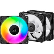 Комплект вентиляторів ARCTIC P12 Pro A-RGB Black 3-Pack (ACFAN00310A)