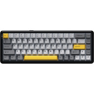 Клавіатура бездротова AJAZZ AK680 Max Wireless (8+8K) Black/Gray/Yellow