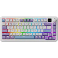 Клавіатура бездротова AJAZZ AK820 Max (Plus) Daydream Switch White/Purple