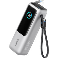 Повербанк ANKER Laptop Power Bank with Built-in Dual Type-C Cable 165W 25000mAh Silver (A1695H41)