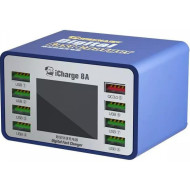 Зарядная станция MECHANIC iCharge 8A 45W Blue