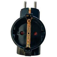 Сетевой разветвитель 2E 2E-AD0103BK Black, 3 розетки