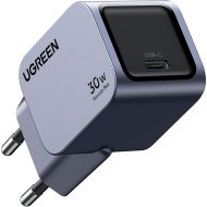 Зарядний пристрій UGREEN X703 Nexode Pro 30W 1xUSB-C, PD3.0, QC4.0 GaN Wall Charger Gray (35006)