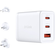 Зарядное устройство D-LINK DCP-651 2xUSB-C, 1xUSB-A, 65W GaN Charger White