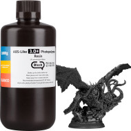Фотополімерна смола для 3D принтера ELEGOO ABS-Like 3.0+, 1кг, Black (50.103.0218)