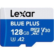 Карта памяти LEXAR microSDXC Blue Plus 128GB UHS-I U3 V30 A2 (LMSBLPL128G-BNANG)