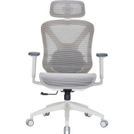 Кресло офисное OFFICEPRO Atlas OC630 White/Light Gray