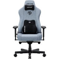 Кресло геймерское ANDA SEAT Kaiser 3E Fabric XL Gray Blue