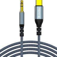 Кабель COLORWAY USB-C to 3.5mm 1.2м Gray