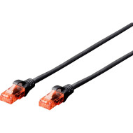 Патч-корд DIGITUS U/UTP Cat.6 CCA 0.5м Black (DK-1612-005/BL)