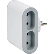 Сетевой разветвитель LEGRAND Standard 4x2K+3 White, 4 розетки (049400)