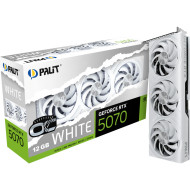 Відеокарта PALIT GeForce RTX 5070 White OC 12GB GDDR7 (NE75070U19K9-GB2050W)