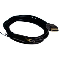 Кабель PATRON DisplayPort - HDMI 1.8м 4K@60Hz Black