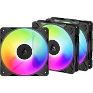 Комплект вентиляторів ARCTIC P12 Pro A-RGB Reverse Black 3-Pack (ACFAN00333A)