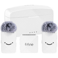 Бездротовий петличний мікрофон FIFINE M9W White