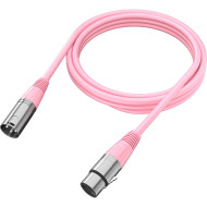 Кабель микрофонный FIFINE XLR Male to Female XLR 1.8м Pink