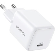 Зарядний пристрій UGREEN X512 GaN 20W 1xUSB-C, PD3.0, QC4.0 Wall Charger White (55554)