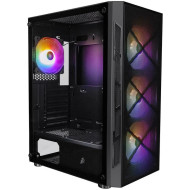 Корпус 1STPLAYER Firebase XP 4F1+PS-750FK Black 750W