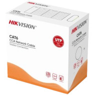 Кабель мережевий HIKVISION UTP Cat.6 4x2x0.57 CCA Gray 305м (DS-1LN6UU/CCA)
