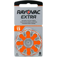 Батарейка для слуховых аппаратов RAYOVAC Extra 13 8шт/уп (13AUX-8XEMF)