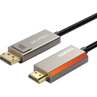 Кабель CABLETIME 8K 60Hz DisplayPort - HDMI v2.1 2м Gray (CD36L)
