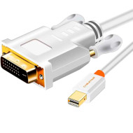 Кабель CABLETIME Mini DisplayPort - VGA 0.2м White (CD48K)