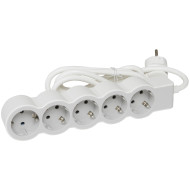 Удлинитель LEGRAND Standard 5x2K+3 White, 5 розеток, 3м (694563)