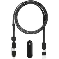 Кабель ROLLING SQUARE inCharge XL 2м Black (XLM01R)