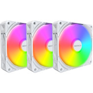 Комплект вентиляторов MONTECH E28 ARGB White 3-Pack