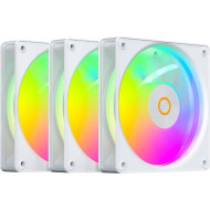 Комплект вентиляторов OCYPUS Gamma F12 Elite ARGB Reverse Blade White 3-Pack