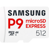 Карта памяти SAMSUNG microSDXC Express P9 Express 512GB UHS-I U3 V30 A1 Class 10 (MB-MK512T/WW)
