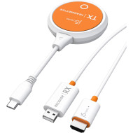 Адаптер J5CREATE ScreenCast Full HD WI-FI 15m USB-C to HDMI Miracast/AirPlay/Chromecast USB-C to HDMI v2.1 White (JVAW62-N)