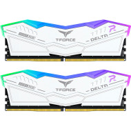 Модуль пам'яті TEAM T-Force Delta RGB DDR5 DDR5 6000MHz 32GB Kit 2x16GB White (FF8D532G6000HC30DC01)