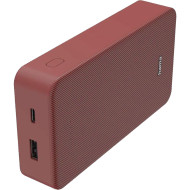 Повербанк HAMA Colour 20 Power Pack 15W 20000mAh Red (00201717)