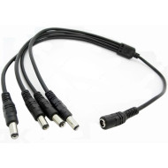 Розгалужувач живлення VOLTRONIC DC-F to 4xDC-M (5.5x2.5мм) 40см (YT-DC-F=>4XDC-M-40/2845)