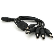 Розгалужувач живлення VOLTRONIC DC-F to 5xDC-M (5.5x2.5мм) 40см (YT-DC-F=>5XDC-M-40/30493)
