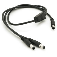 Розгалужувач живлення VOLTRONIC DC-M to 2xDC-M (5.5x2.5мм) 50см (YT-DC-M=>2XDC-M-50/37003)