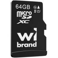 Карта памяти WIBRAND microSDXC 64GB UHS-I U3 Class 10 (WICDXU3/64GB)