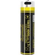 Аккумулятор LIITOKALA Li-Ion USB-King4000 18650 4000mAh 3.7V, USB-C зарядка