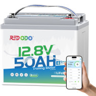 Акумуляторна батарея REDODO LiFePO4 12V 50Ah Bluetooth Battery for Trolling Motors (12.8В, 50Агод) (R12V50-TM-BT-4-A38)