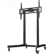 Презентаційна стійка з кріпленням під ТВ QUBE 100B120 50"-100" Black