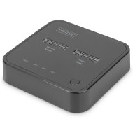 Док-станция DIGITUS Dual M.2 NVMe SSD Docking Station with Offline Clone Function NVMe PCIe M.2 to USB3.2