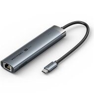 Порт-репликатор VENTION 6-in-1 USB-C to HDMI/USB-C3.2/2xUSB3.0/LAN/PD (TGNHB)