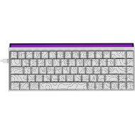 Клавіатура AJAZZ NK68 Red Switch Side Contour White