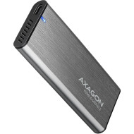 Карман внешний AXAGON SuperSpeed+ Raw Box NVMe SATA M.2 SSD to USB3.2 Gray (EEM2-SG2)