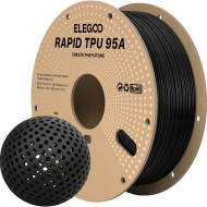 Пластик (філамент) для 3D принтера ELEGOO Rapid TPU 95A 1.75mm, 1кг, Black (50.203.0631)